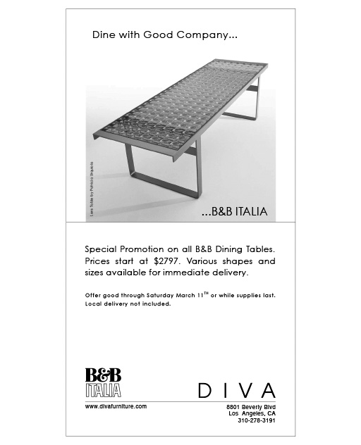 Ad B&B Dining Tables - design