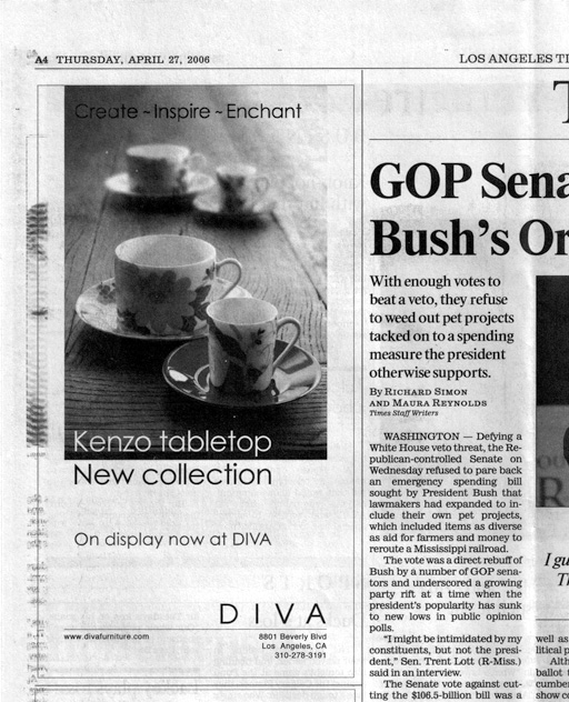 Ad Kenzo - newspaper