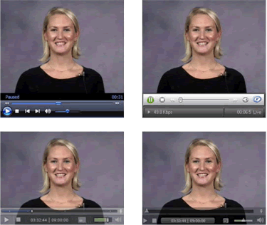 4 different video players for media types