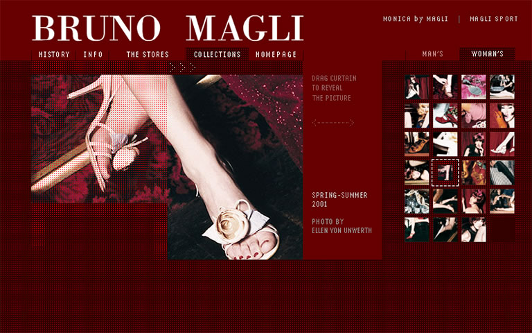 Bruno Magli's website - Collections - Woman shoes selection