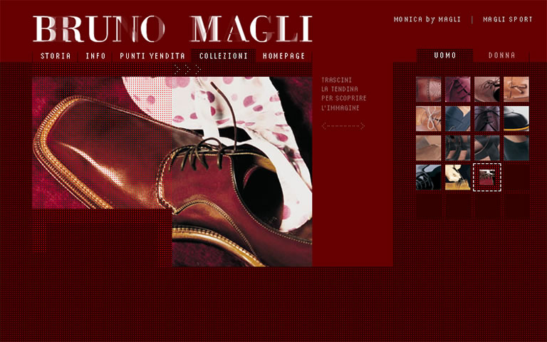 Bruno Magli's website - Collections - Man shoes selection