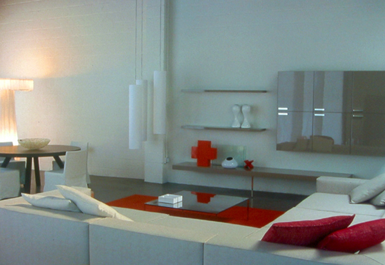 Picture of the interior of the Cappellini Showroom in Los Angeles