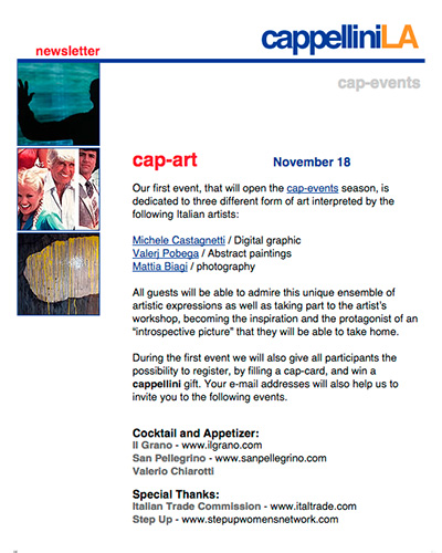 Newsletter cap-art