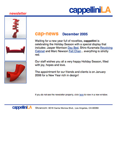 Newsletter cap-news Dec 2005