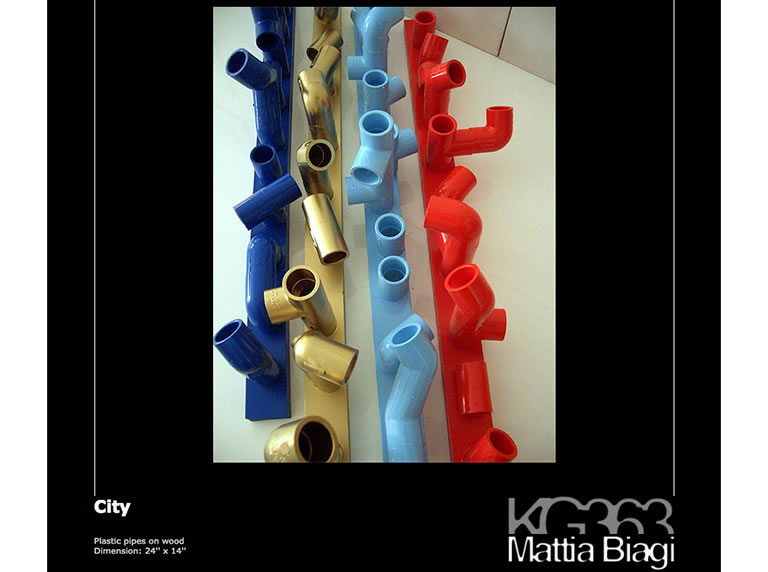 KG363 website - Mattia Biagi's City sculpture